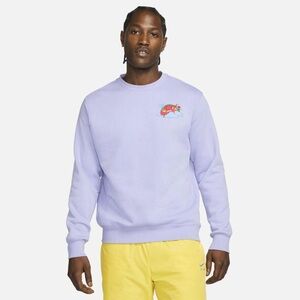 Nike Men's Lavender Crewneck Sweater